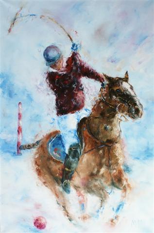 2000 sold. Polo IV. 60х90 cm. oil on canvas